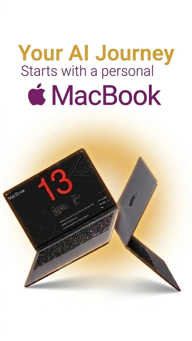 Your AI Journey Starts with a personal Apple MacBook