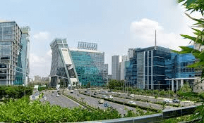 Cyber City office district, Gurugram