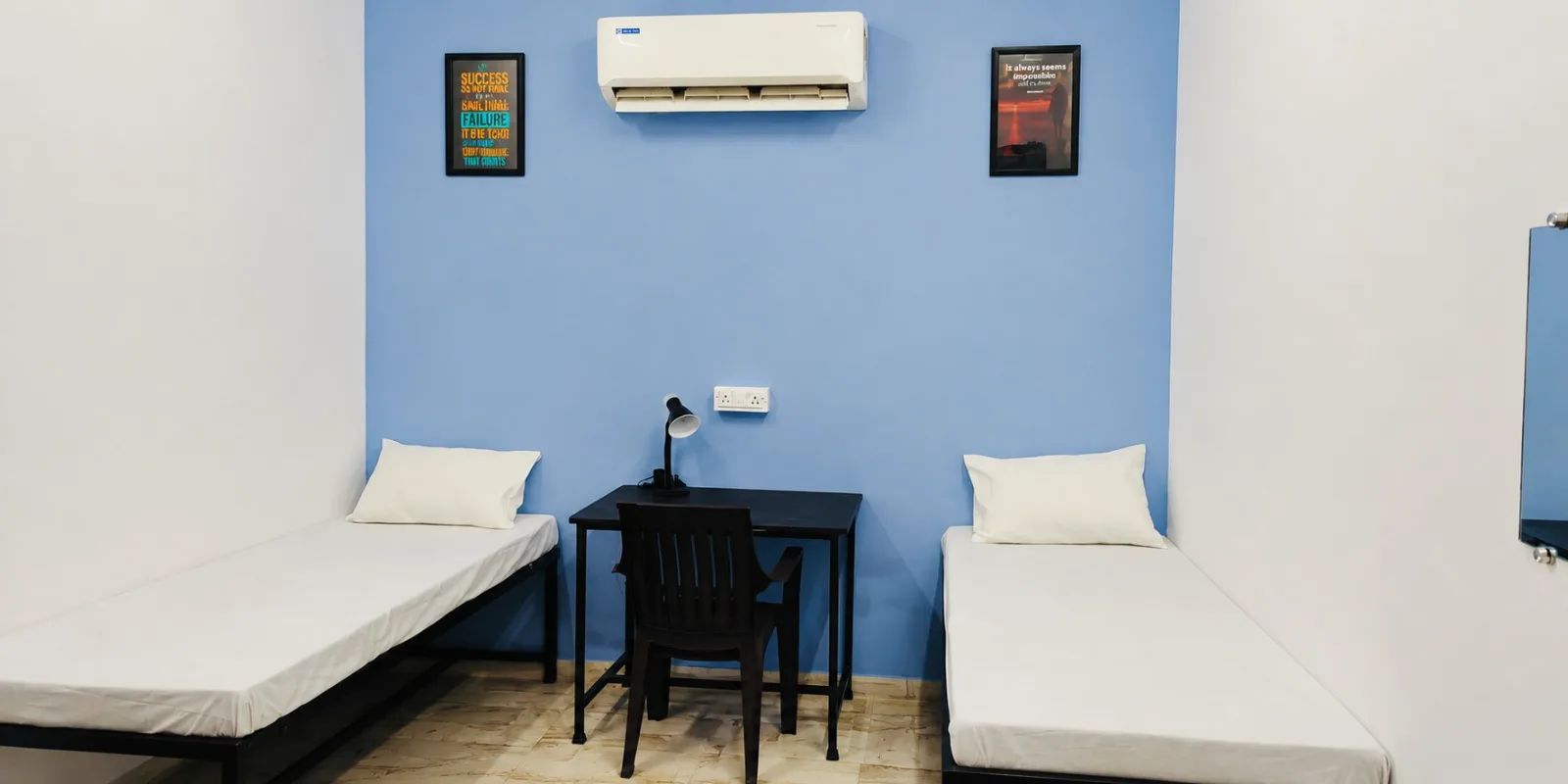 Demo AC 2 sharing room, boys hostel, HiTech Ghaziabad