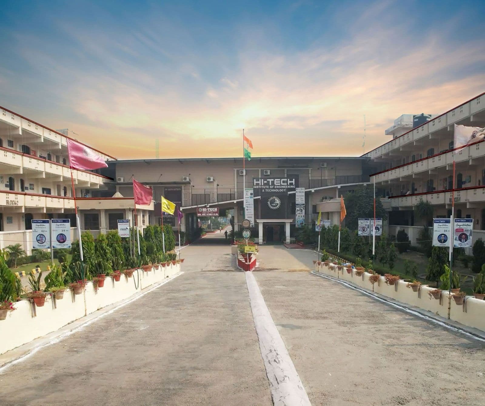 Hi-Tech Institute of Engineering & Technology campus entrance, Ghaziabad