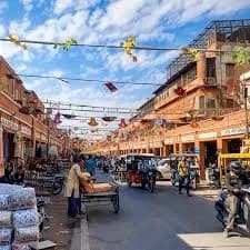 Johari Bazaar market street, Jaipur