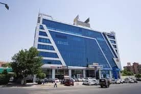 Modern commercial building in Jaipur business district