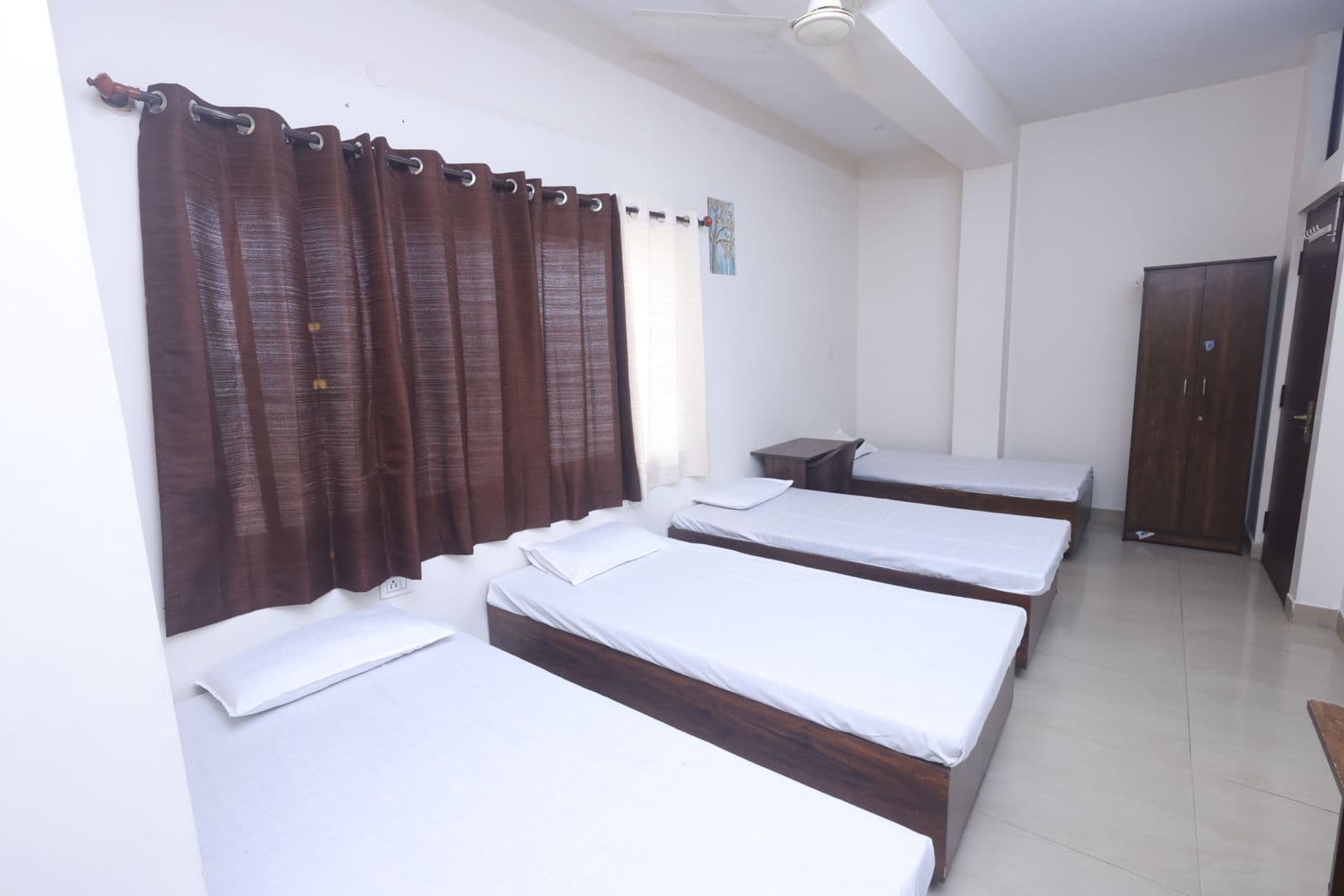 Off-campus boys hostel room, Rathinam Bangalore