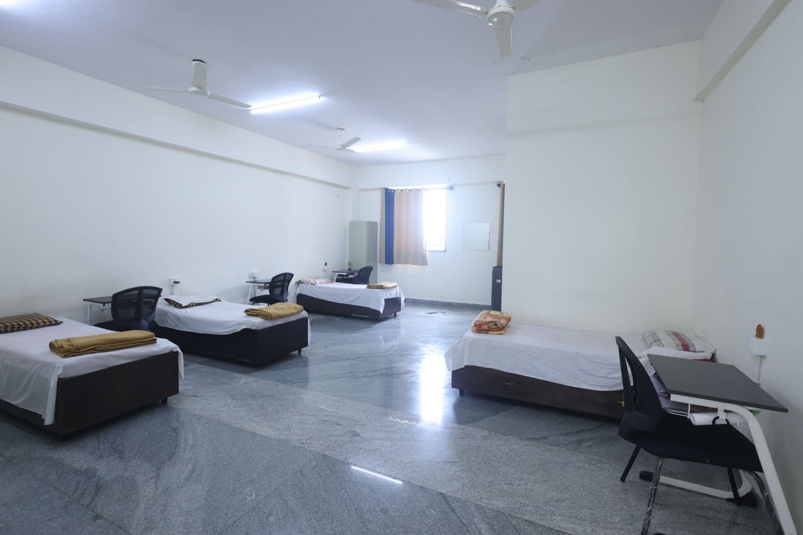 On-campus girls hostel room, Rathinam Bangalore